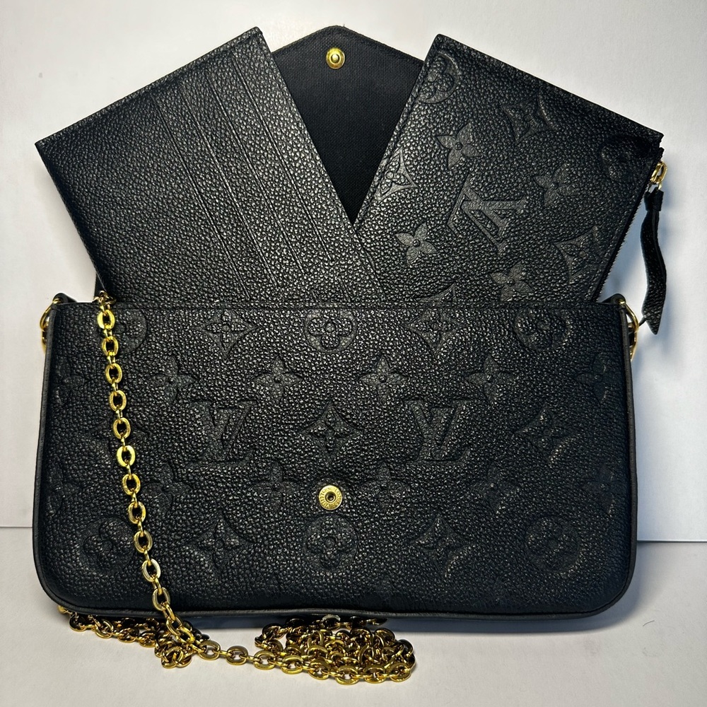 Louis Vuitton Félicie Pochette Monogram Empreinte leather